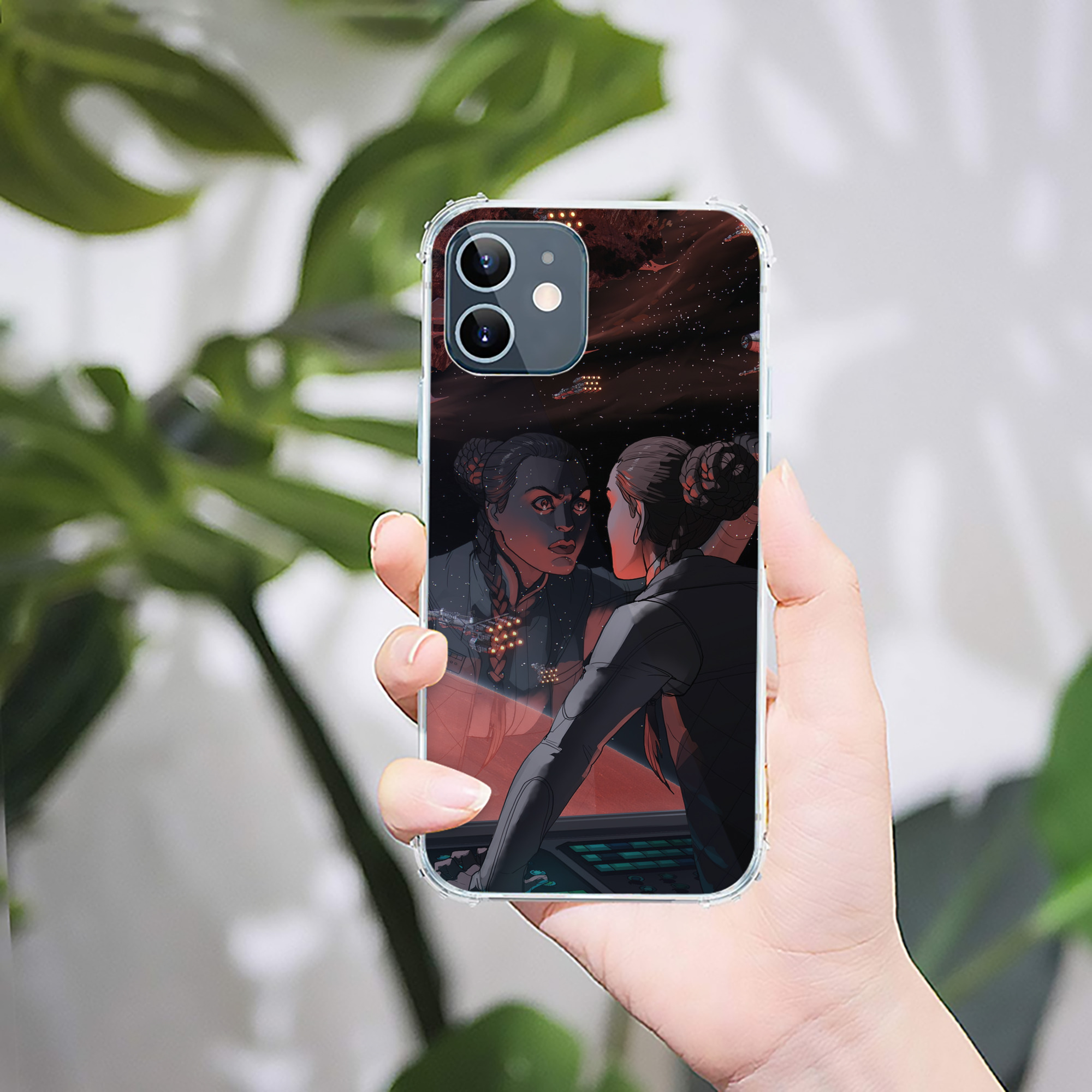 （画像用） スター・ウォーズ Star Wars 【iPhone 12シリーズ対応】透明スマホケース（クリアソフトケース）